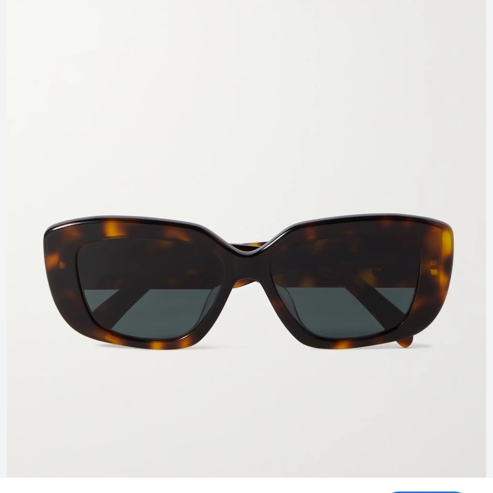 Celine Tortoise Sunglasses with Gold Detail - Picture 3 of 8